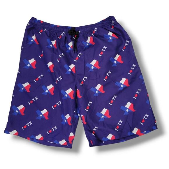I Love Texas State men's quick dry swimming trunks shorts - xxl - Picture 2 of 8